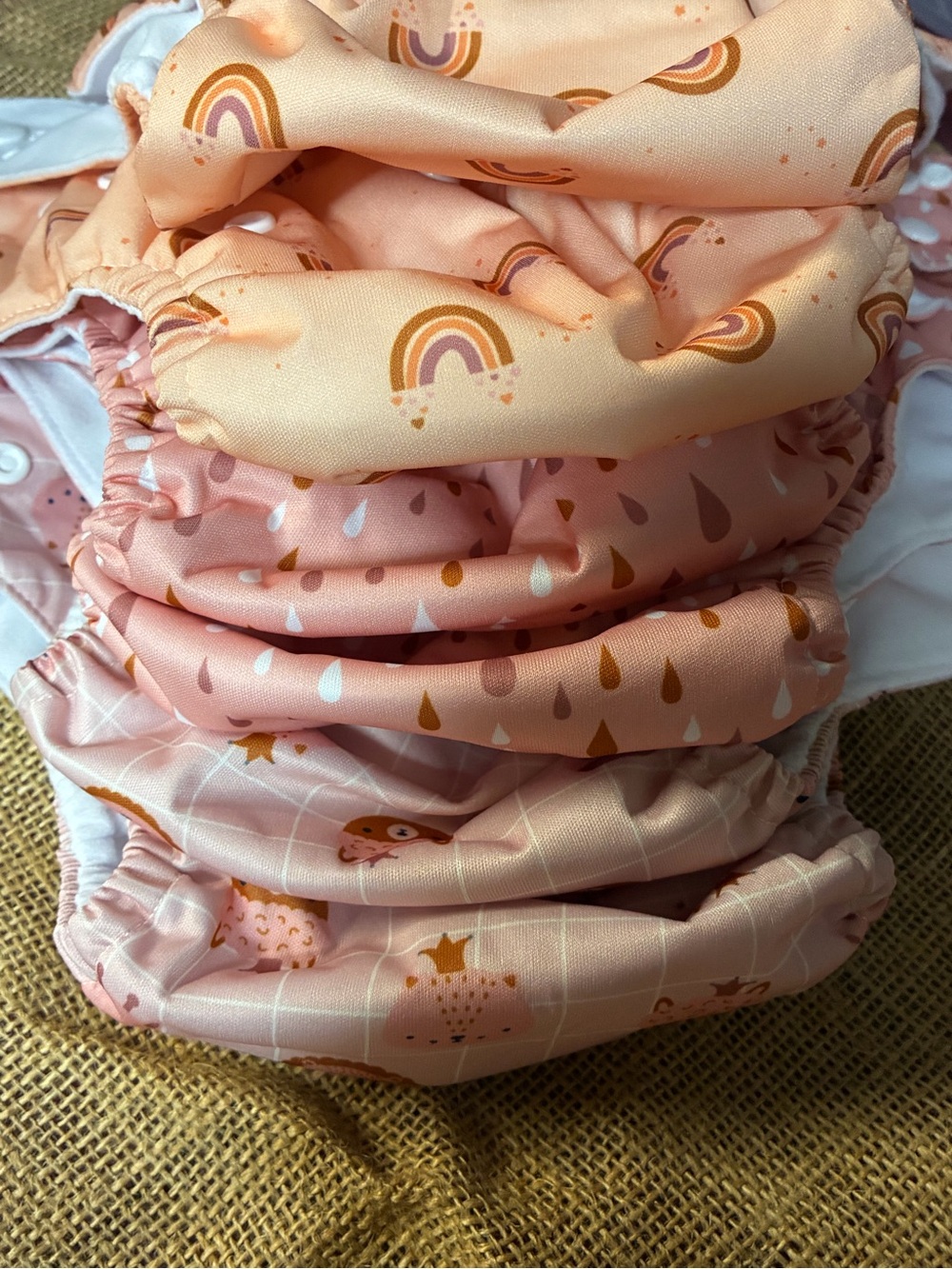 Cloth Diapers - 14 cloth diapers and 12 inserts